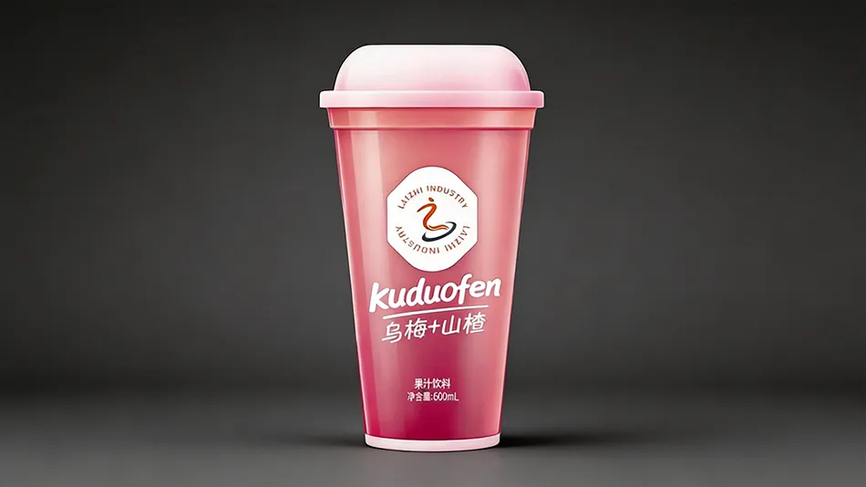 plum and hawthorn juice 600ml cup