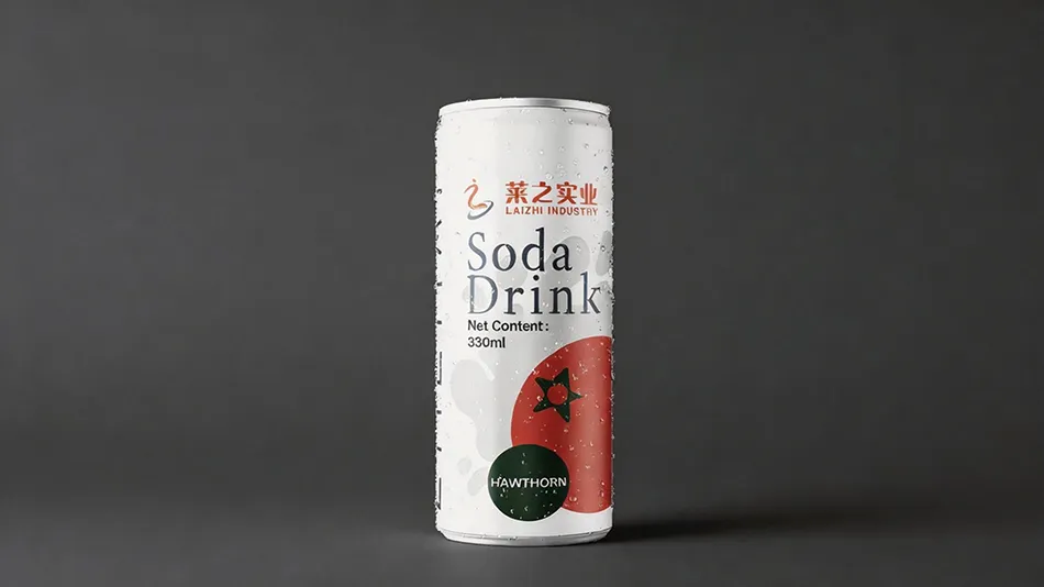 hawthorn sparkling water 330ml sleek can