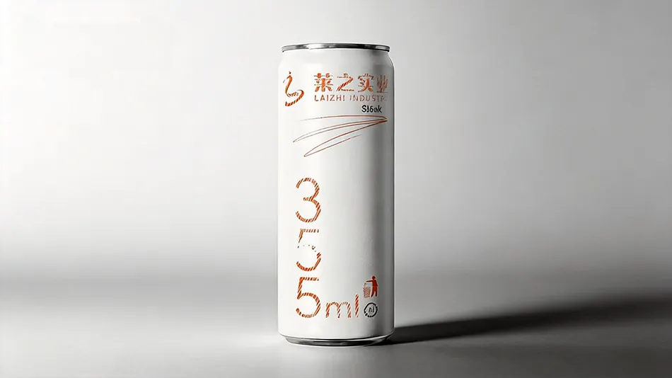 355ml sleek aluminum beverage can