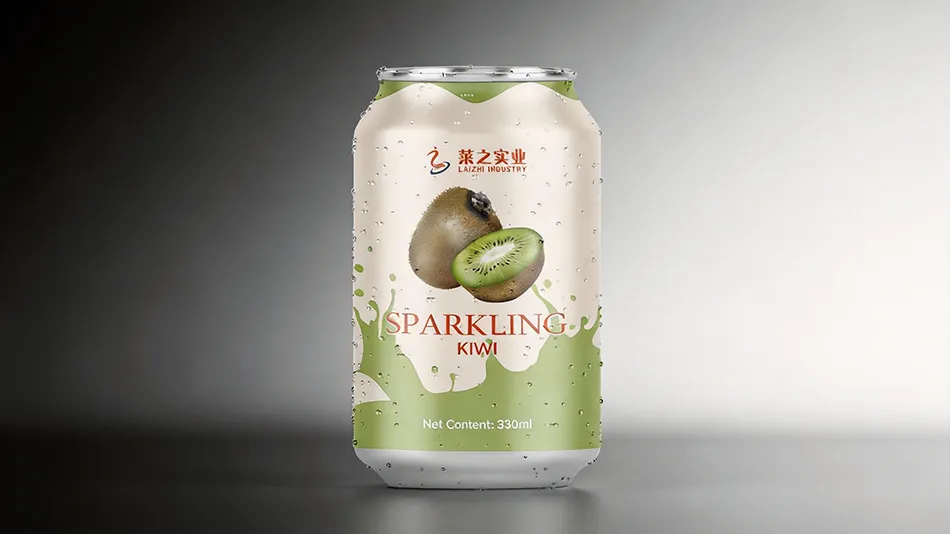 330ml kiwi sparkling water can