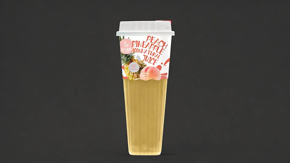 550ml peach pineapple juice with jelly