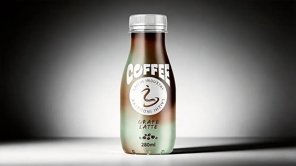 280ml grape flavored latte coffee bottle