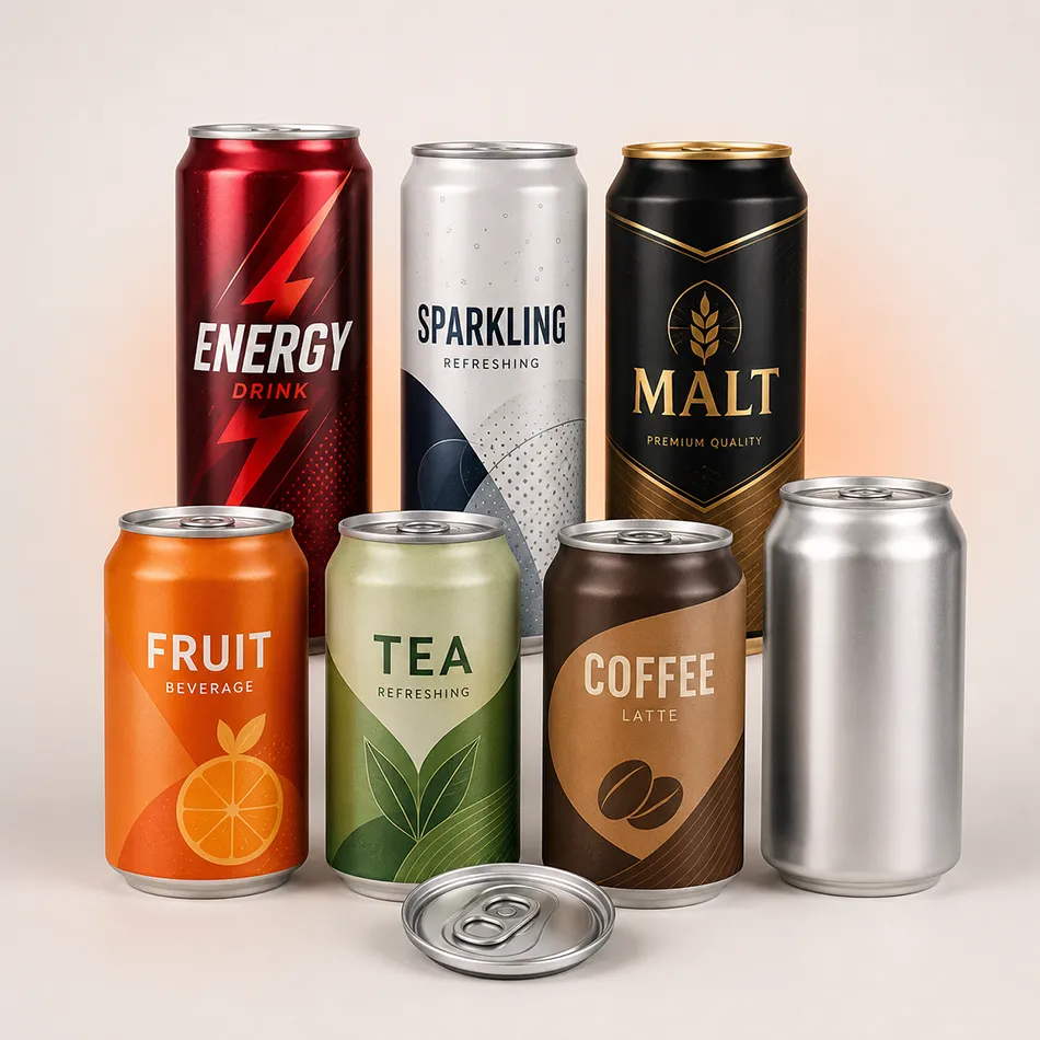 OEM beverage products and aluminum can packaging supplied by Laizhi