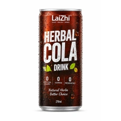 Herbal Cola Drink 270ml | Natural Botanical Cola Beverage OEM