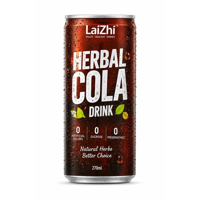 Herbal Cola Drink 270ml | Natural Botanical Cola Beverage OEM