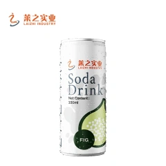 Fig Soda Water 330ml | Premium Fruit Soda Beverage OEM