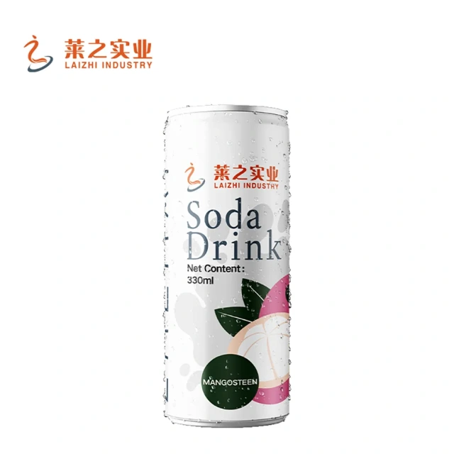 330ml Mangosteen Soda Water Manufacturer | OEM Private Label Beverage