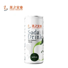 Apple Flavored Soda Water 330ml | Sparkling Beverage OEM
