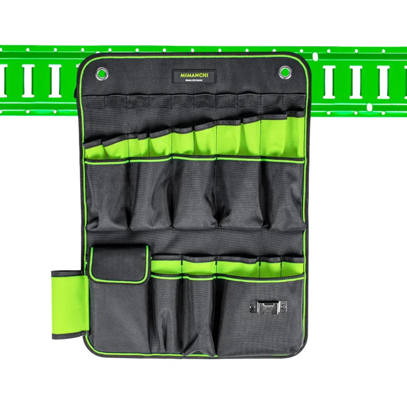 Mimanchi E-Track Hanging Tool Bag Organizer,E Track Accessories Multi-Pocket Tool Wall Mount Organizer,for Trailer, Cargo Van Accessories Organizer, Workshop, Garage, Van, Warehouse