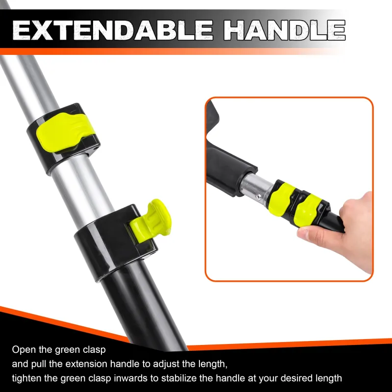 Mimanchi 8ft Board Corner Protector with Extended Handle - Flatbed Edge Protector for Waterproof Cover and Straps - Adjustable from 4ft to 8ft-Flatbed Trailer Accessories