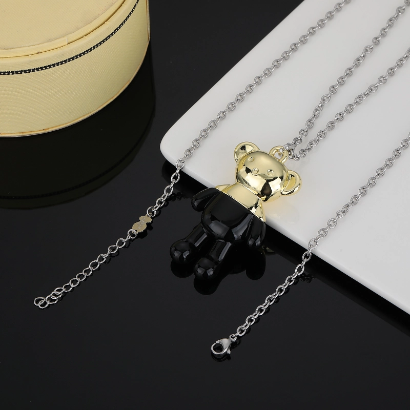 Fashion Steel TOUS Bear Bead Necklace Sets