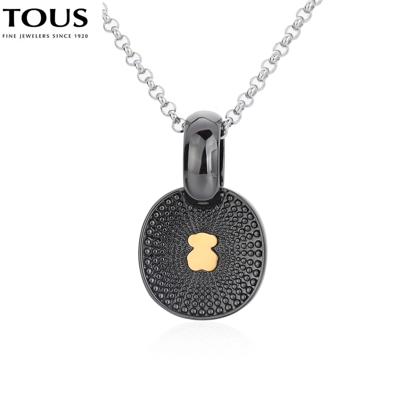 Fashion Women Men Silver Gold Steel TOUS Bear Blue Pink Pendant Necklace Jewelry