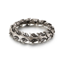 Fashion Cool Men Retro Silver Stainless Steel Whole Dragon Bracelets Jewelry