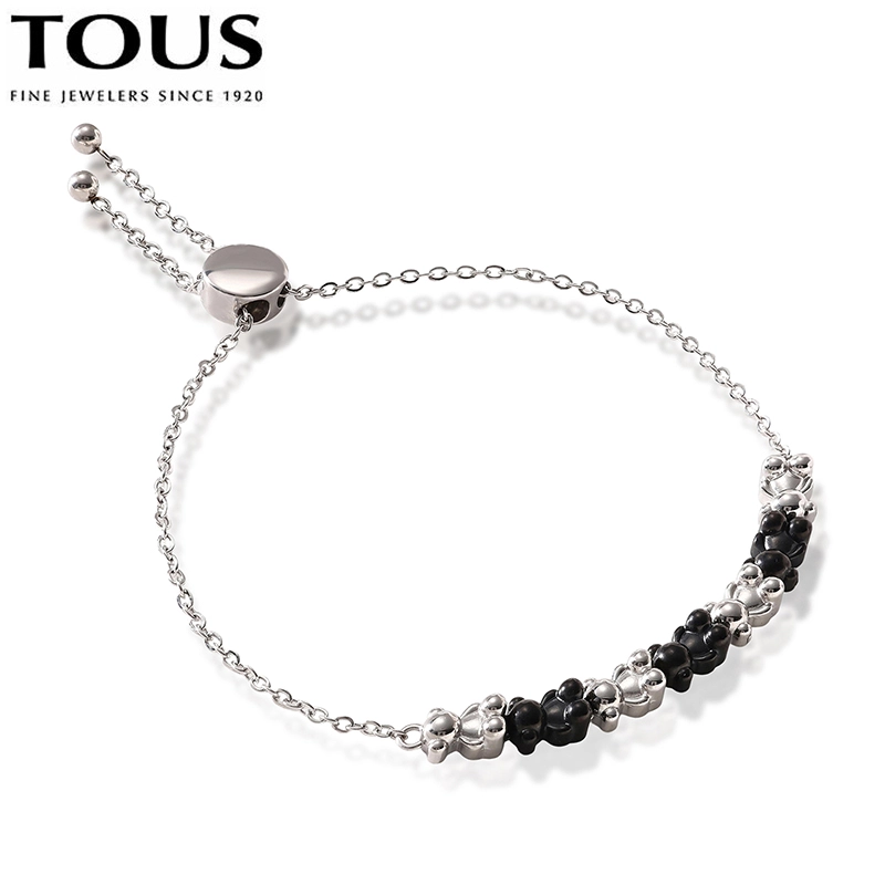 Fashion Women Men Silver Rose Gold Steel Letter TOUS Bear Span Chain Bracelet Pulsera Jewelry