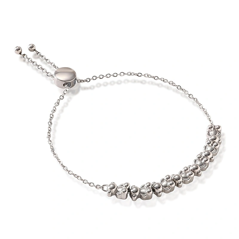 New Fashion Women Men Silver Gold Steel  Letter TOUS Bear Chain Bracelet Plusera Jewelry
