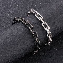 Fashion Men Women Stainless Steel Link Rolo Chain Bracelets