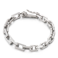 Fashion Men Women Stainless Steel Link Rolo Chain Bracelets