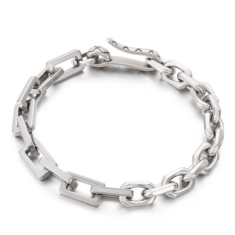 Fashion Men Women Stainless Steel Link Rolo Chain Bracelets