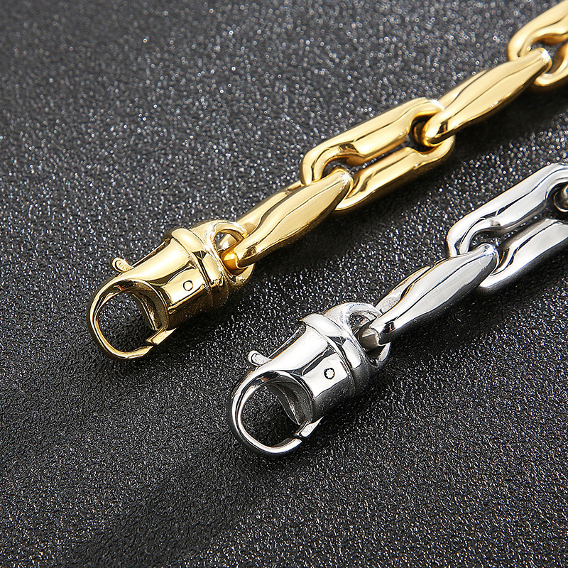 Fashion Cool Men Stainless Steel Link Thick Chain Bracelets