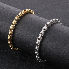 Fashion Men Women Stainless Steel Link Popcorn Chain Bracelets