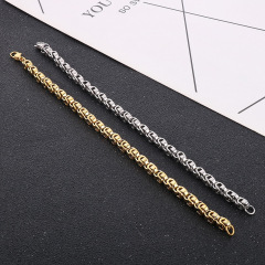Fashion Men Women Stainless Steel Link Popcorn Chain Bracelets