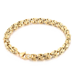 Fashion Men Women Stainless Steel Link Popcorn Chain Bracelets