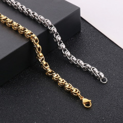 Fashion Men Women Stainless Steel Link Popcorn Chain Bracelets