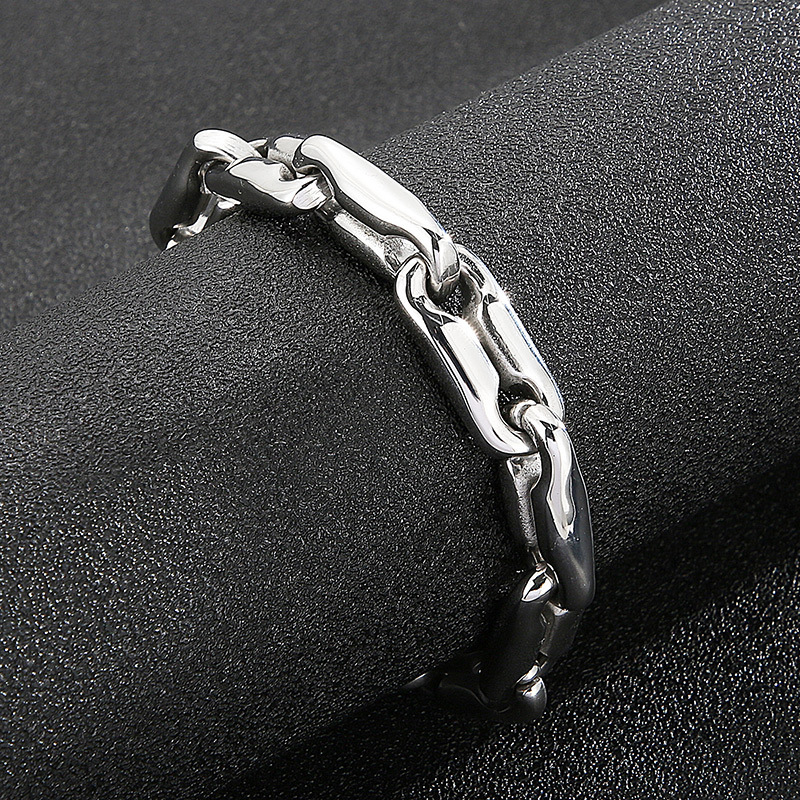 Fashion Cool Men Stainless Steel Link Thick Chain Bracelets