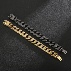 High Quality Cool Men Fine 316L Stainless Steel Link Retro Skulls Thick Chain Bracelets For Men
