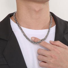 Wholesale Cool Men Women Fine 316L Stainless Steel Link Box Chain Choker Necklace Jewelry