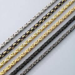 Wholesale Cool Men Women Fine 316L Stainless Steel Link Box Chain Choker Necklace Jewelry