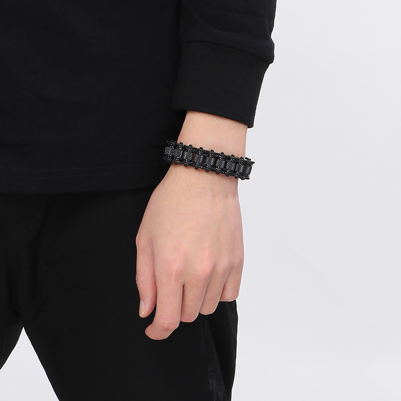 2026 Hot Fashion Fine 316L Stainless Steel Cool Men Thick Chain Bracelets