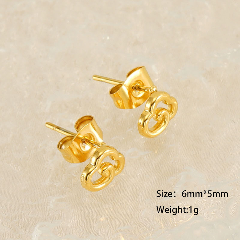 Cute Cloud Stud Earrings Made of 316L Stainless steel