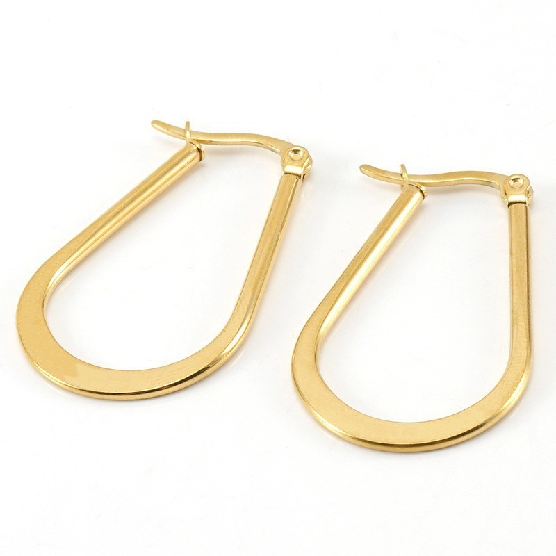 Polishing U-Shaped Hoop Earrings in 316L Stainless Steel
