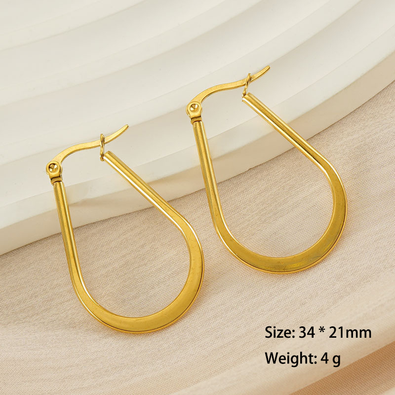 Polishing U-Shaped Hoop Earrings in 316L Stainless Steel