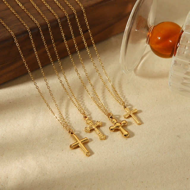 PVD Plated Stainless Steel  Pendant Necklace