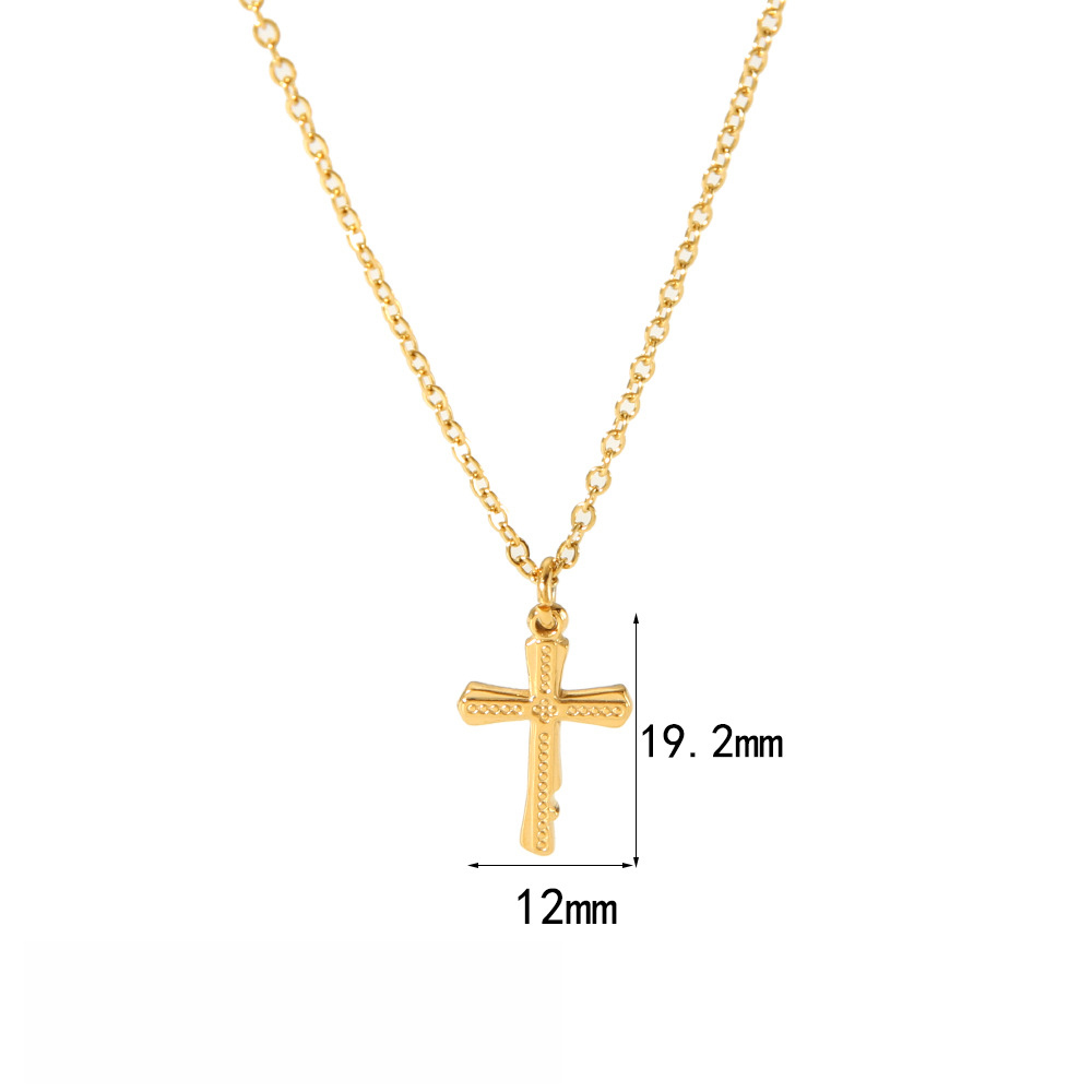 PVD Plated Stainless Steel  Pendant Necklace