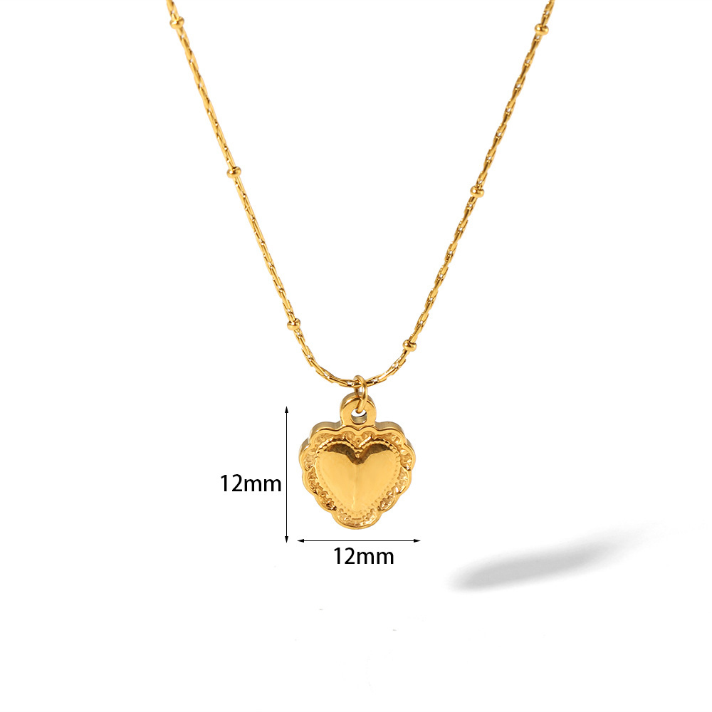 Pendant  Stainless Steel Station Necklace