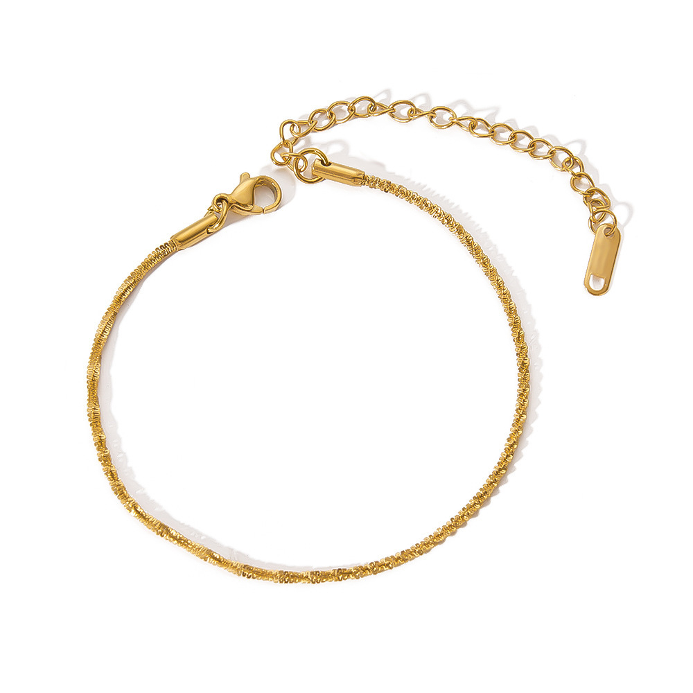 Chic Margarita Chain Bracelet Gold Plated in Stainless Steel