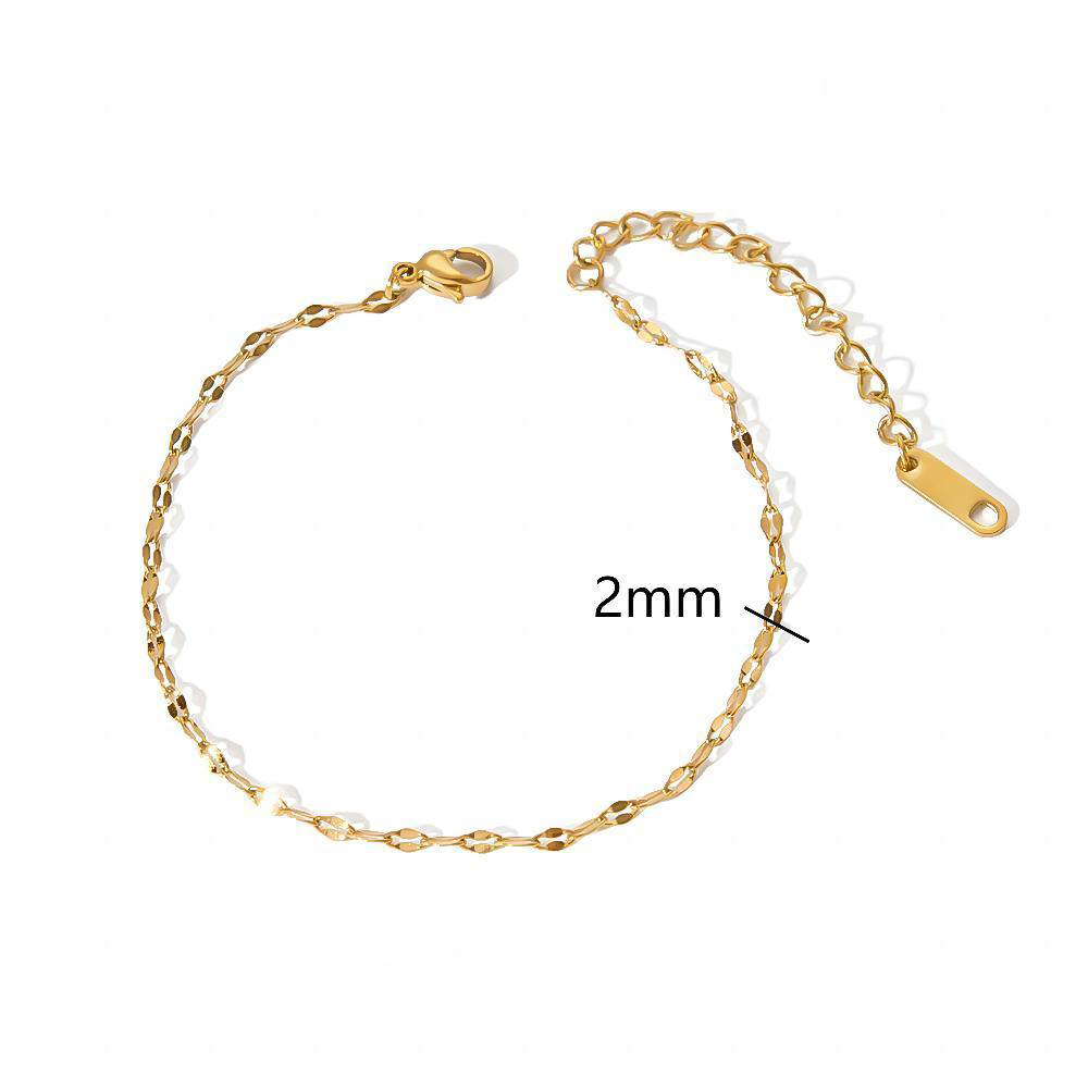 Brilliant Nugget Chain 316L Stainless Steel Bracelet