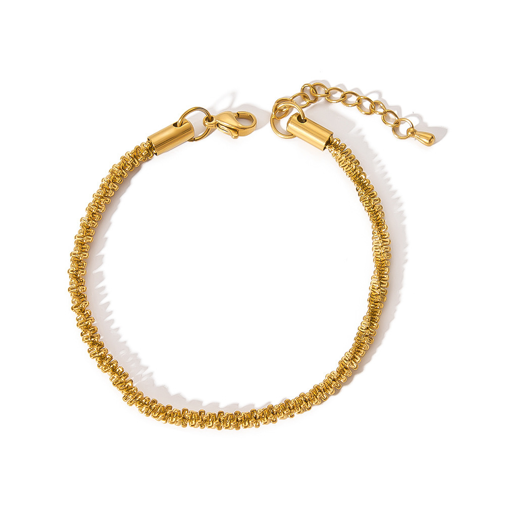 Dainty Bracelet in 18k Gold Stainless Steel