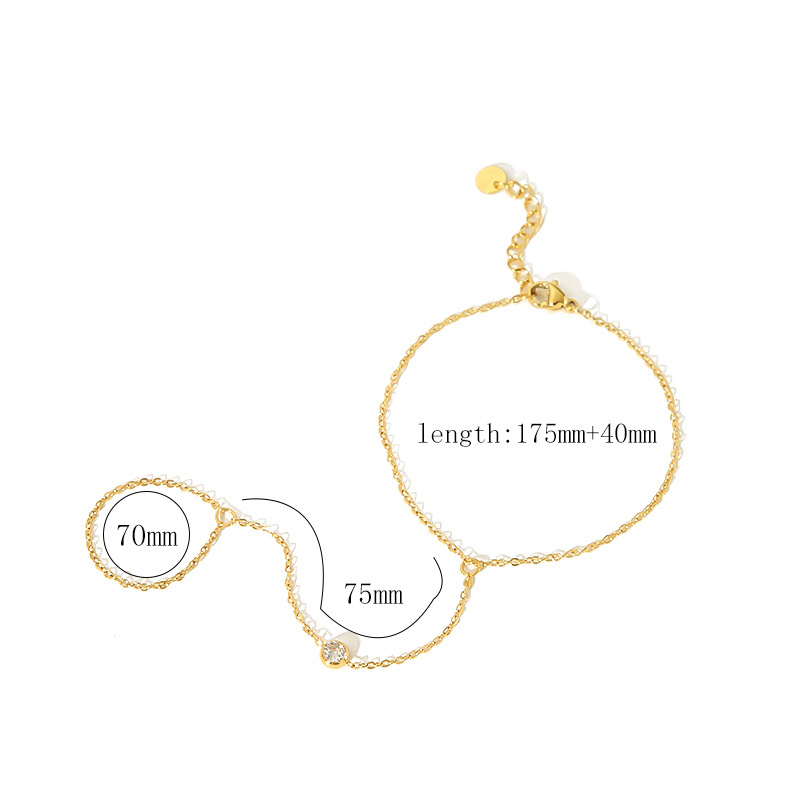 Chevron Chain Bracelet 316L Stainless Steel PVD Plating