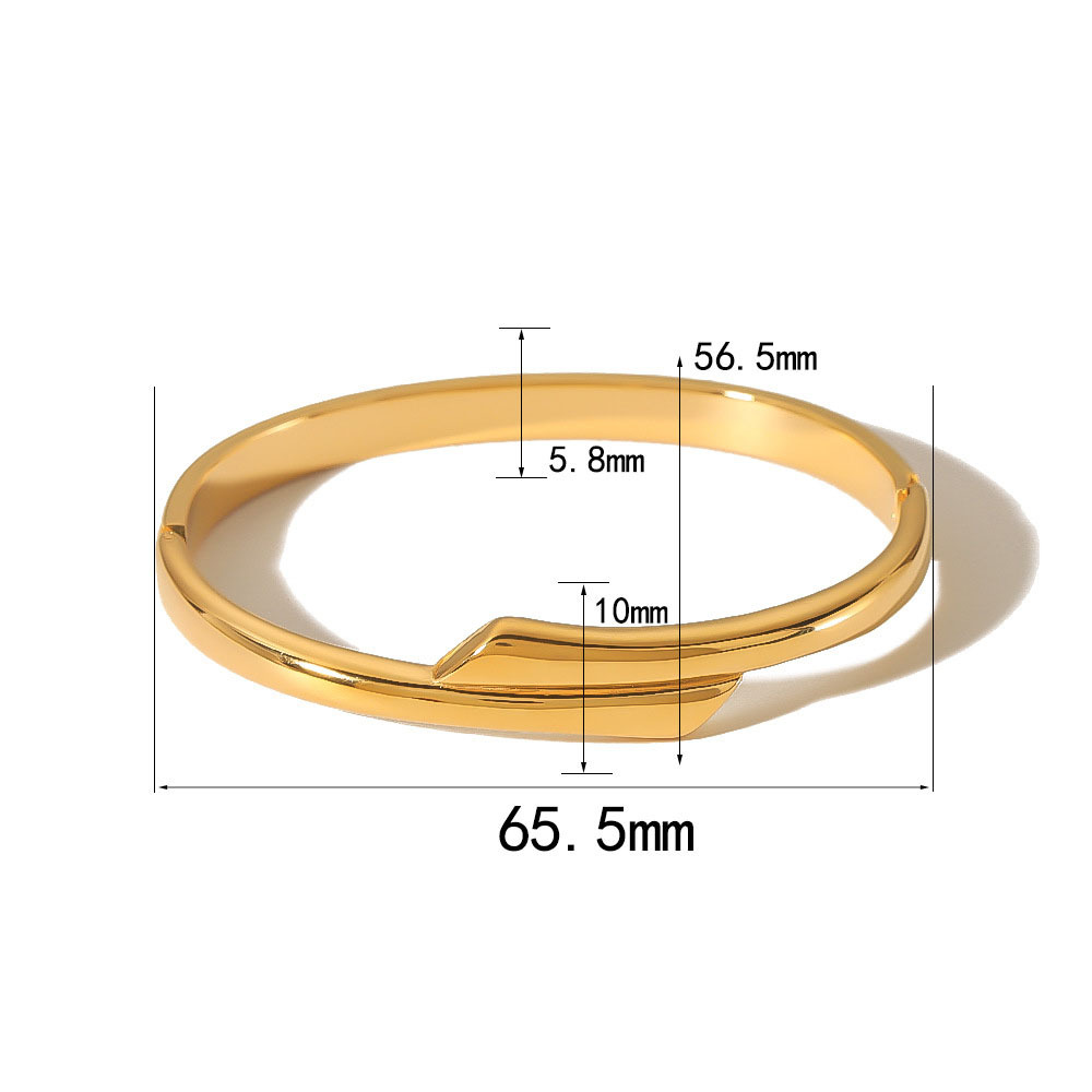Corrosion Resistance Personalised Bangle in Stainless Steel