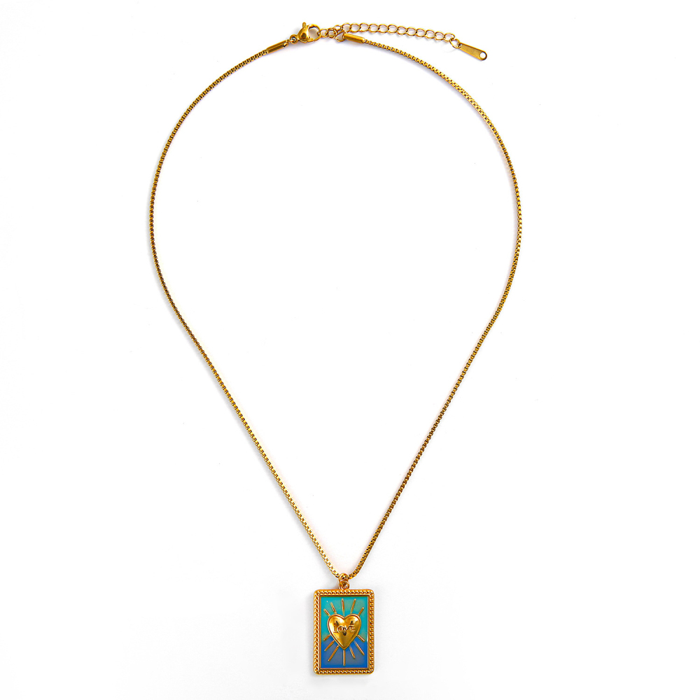 Ethnic wave pendant ruby mixed with seed beads necklace