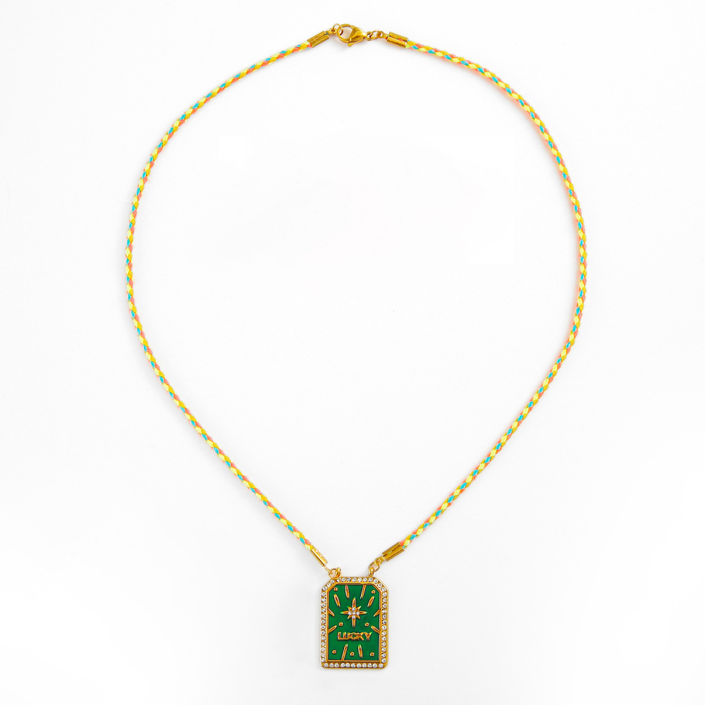 Ethnic wave pendant ruby mixed with seed beads necklace
