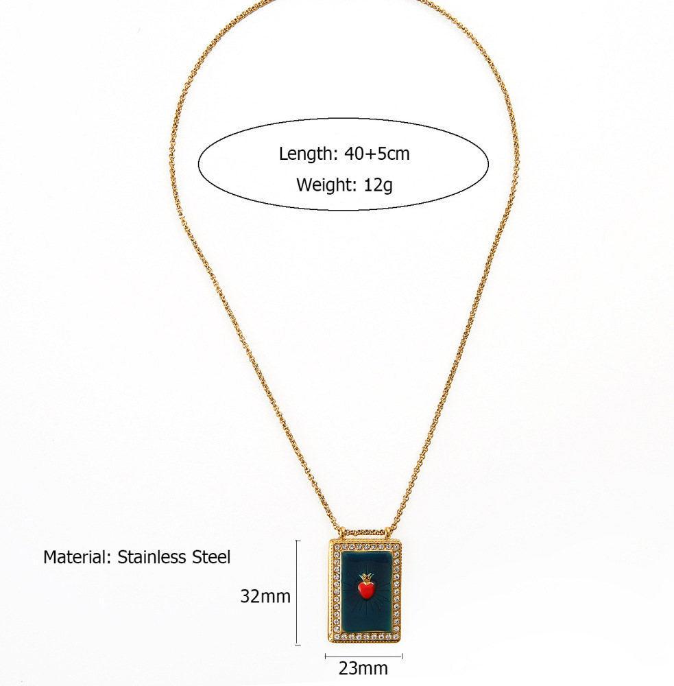 Ethnic wave pendant ruby mixed with seed beads necklace