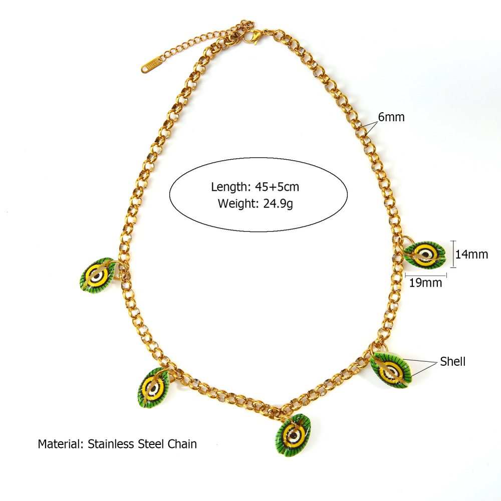 Ethnic wave pendant ruby mixed with seed beads necklace
