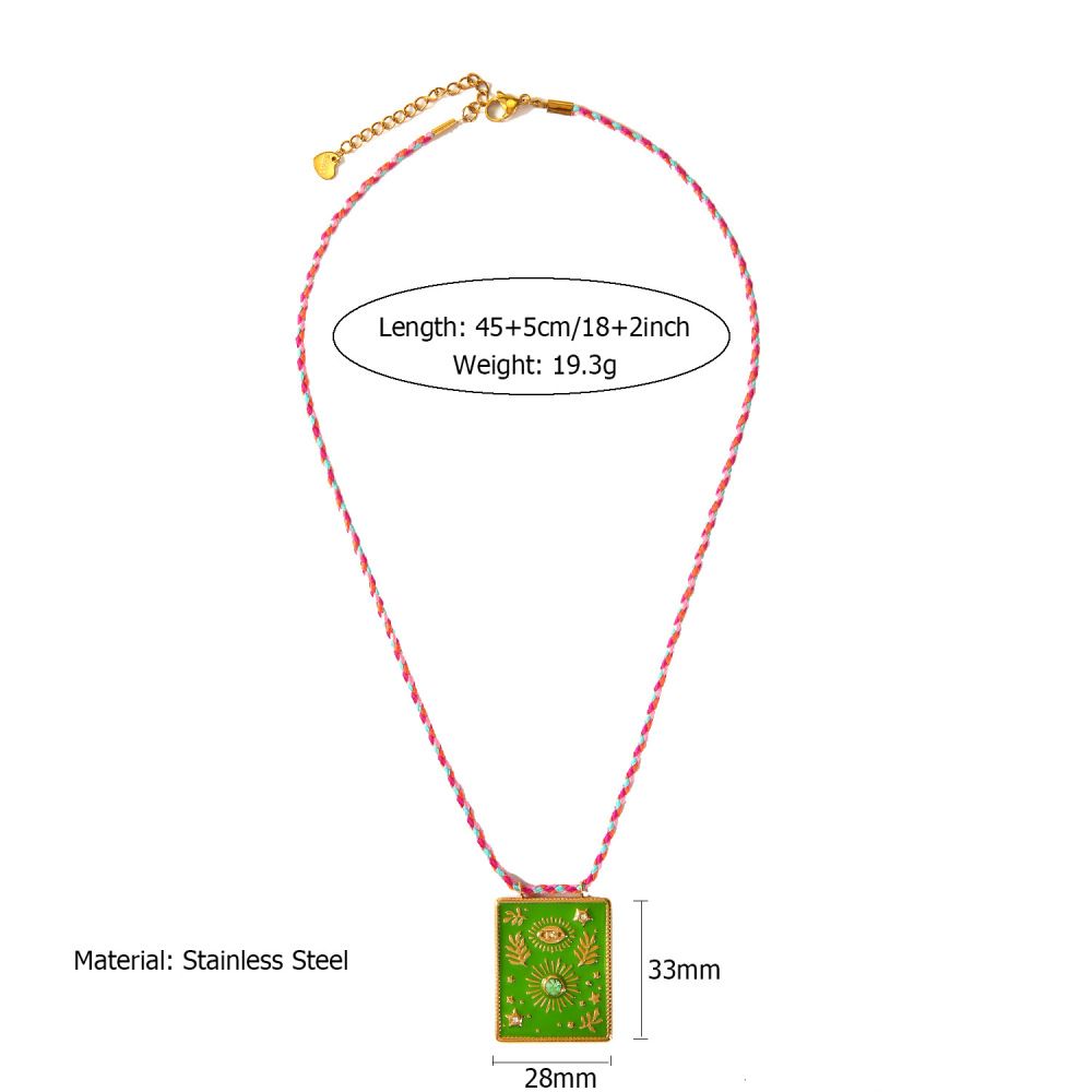 Ethnic wave pendant ruby mixed with seed beads necklace