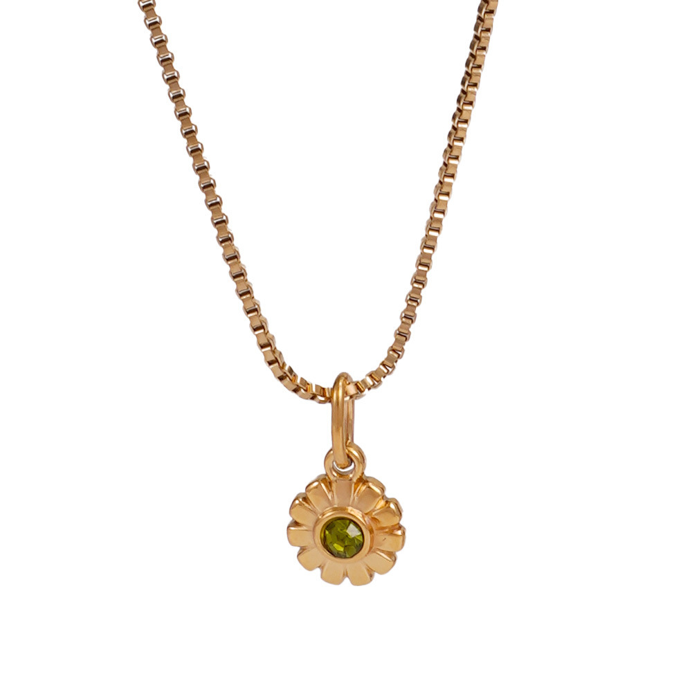 French Heart Pearl Pendant Necklace Stainless Steel in 18K Gold