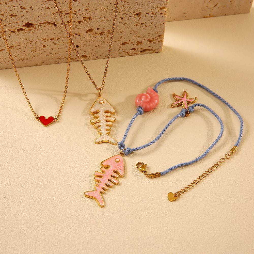 Hypoallergenic 18k Western Cowboy with Interesting Charm Necklace